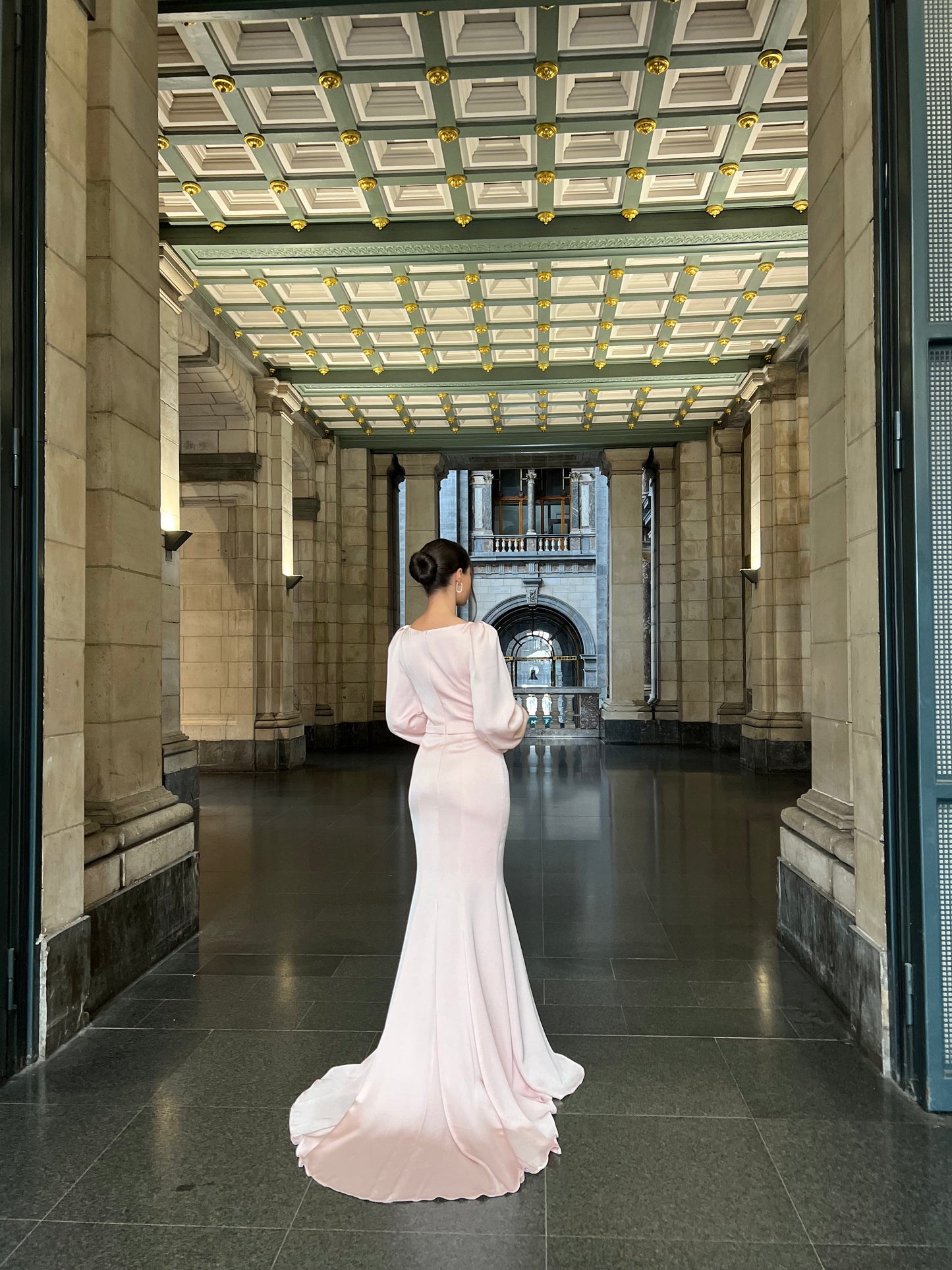 The Hazal dress soft pink