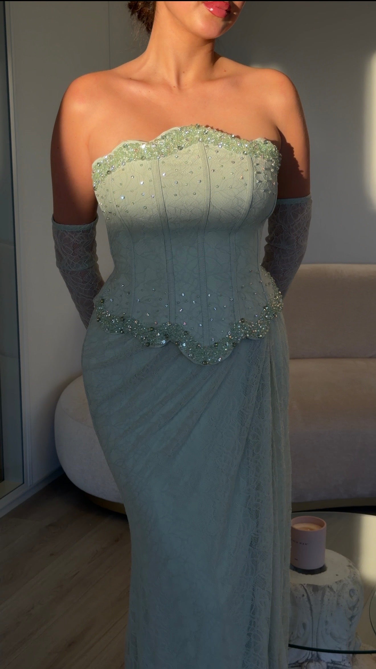 The Birsen dress mint
