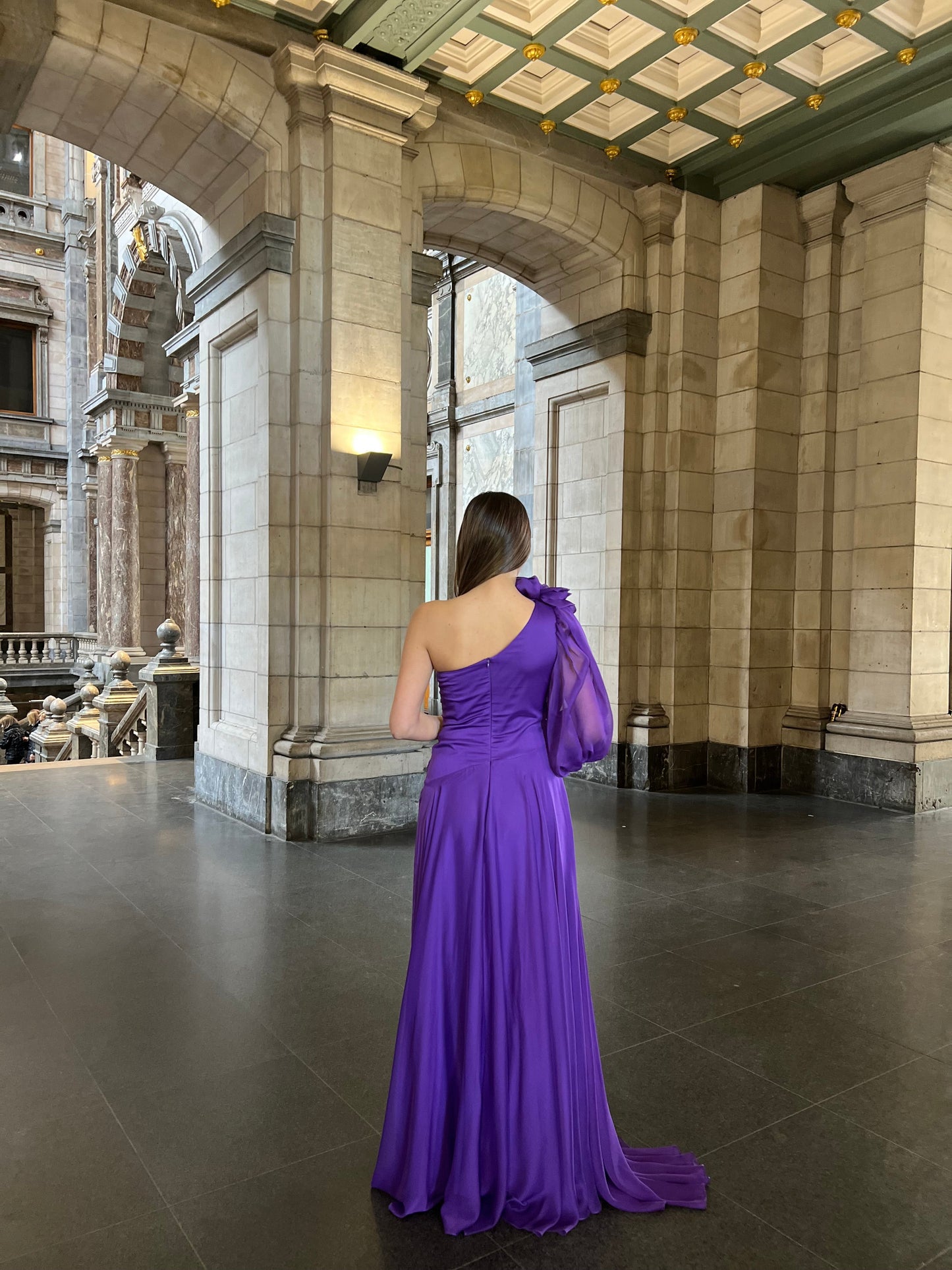 The Hira dress purple