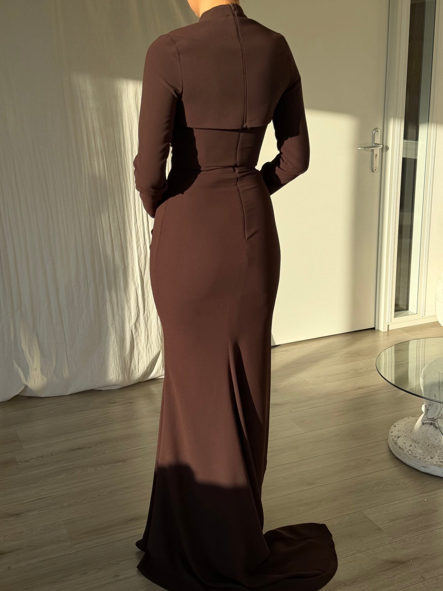 The Elina dress brown