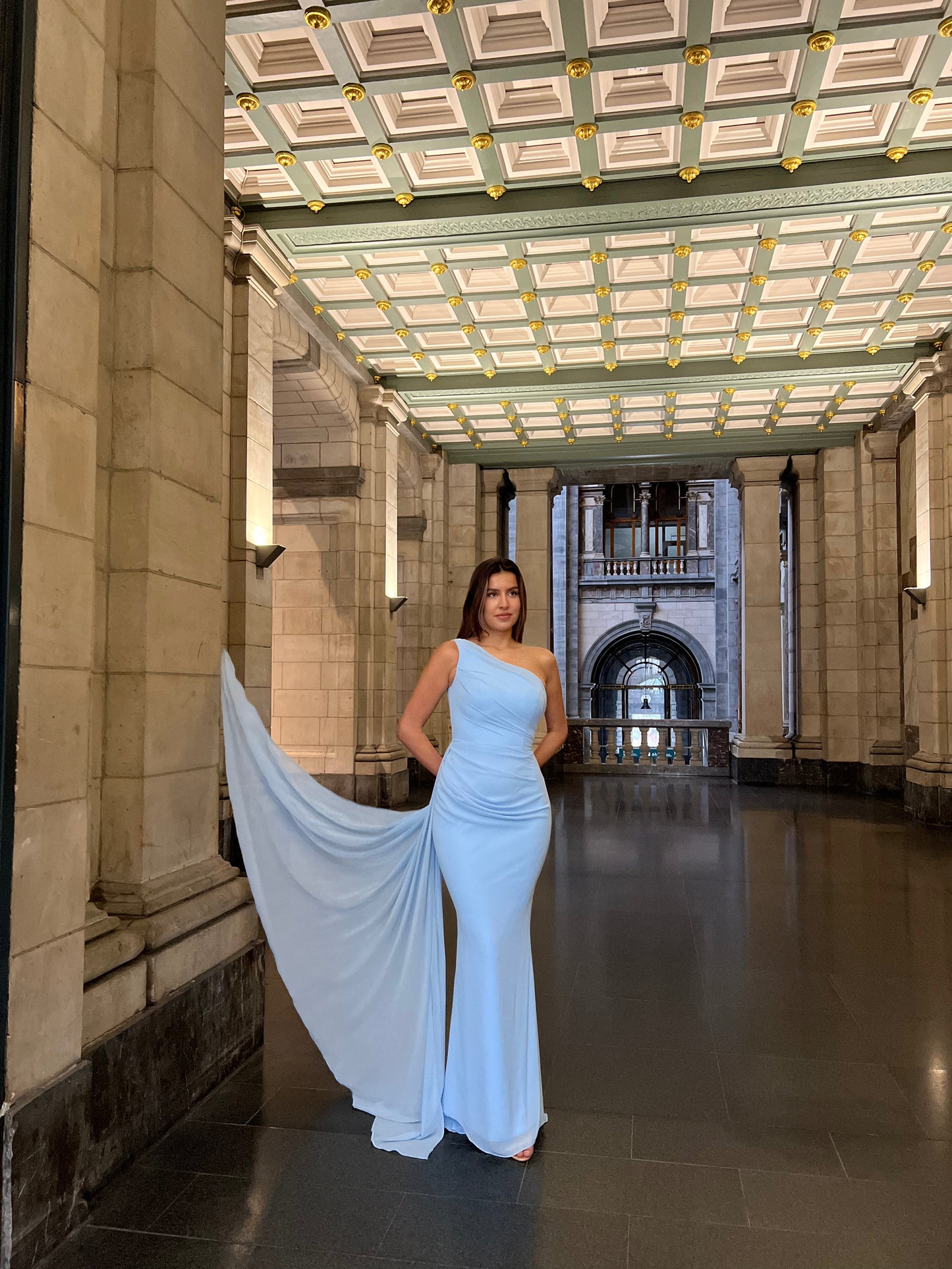 The Vanessa dress baby blue