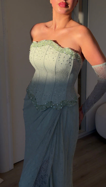 The Birsen dress mint