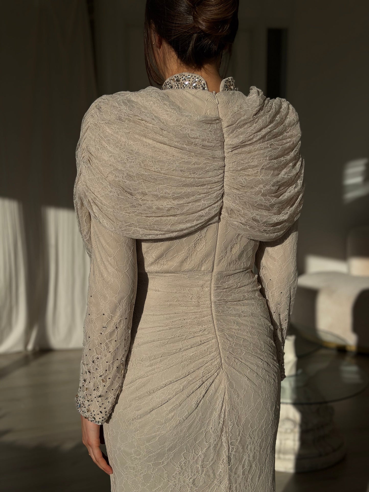 The Nuray dress beige