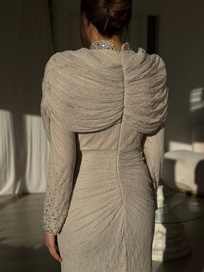 The Nuray dress beige