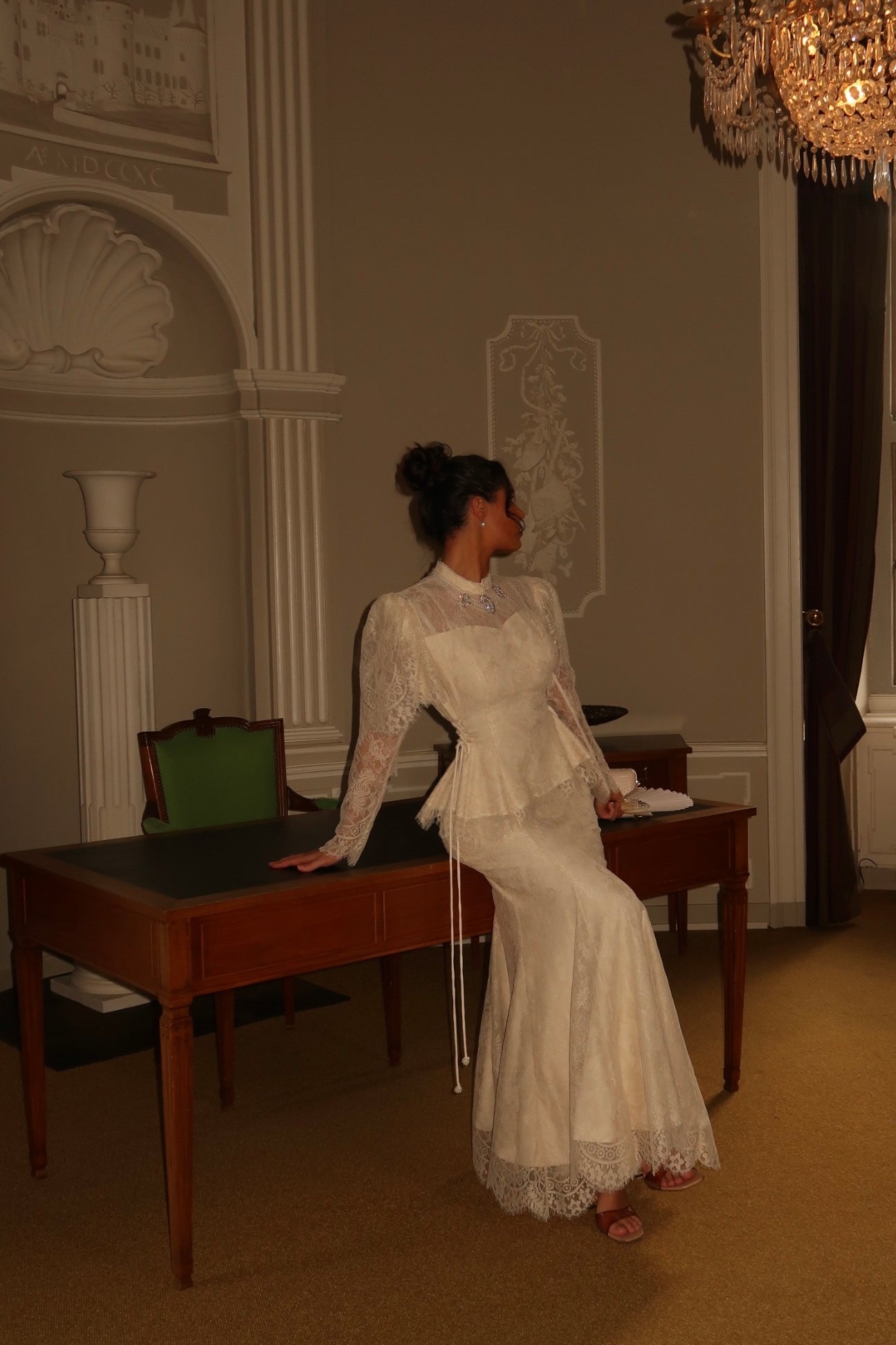 The Evelina Suit ivory