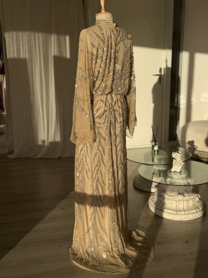 The Hamda dress beige