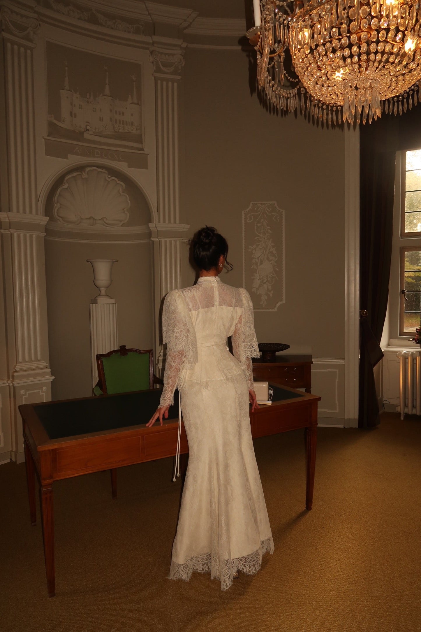 The Evelina Suit ivory