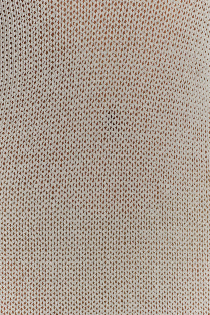 Ari Tape Yarn Knit Maxi Dress - White