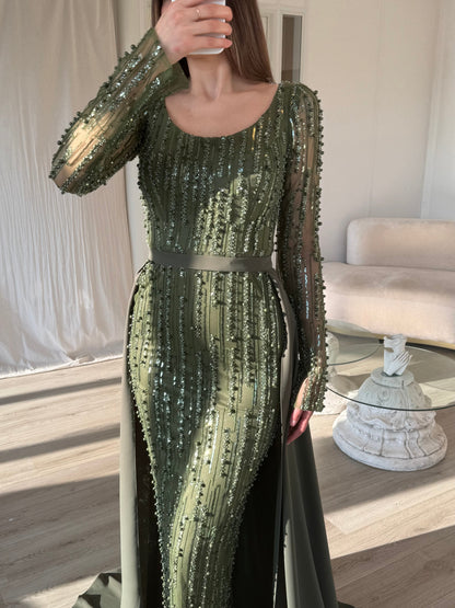 The Amasa dress khaki