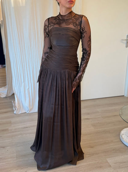 The Alera dress brown