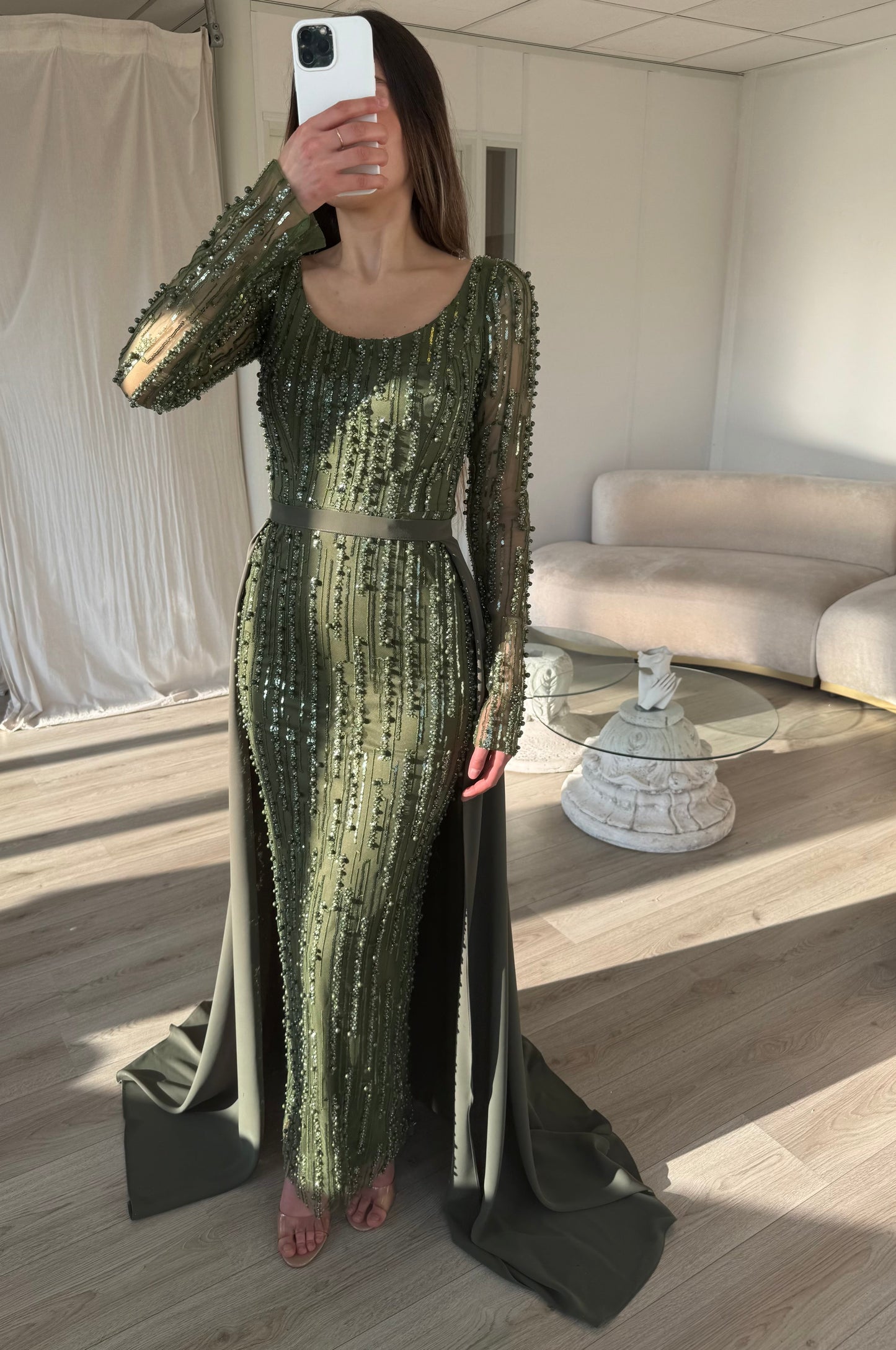 The Amasa dress khaki