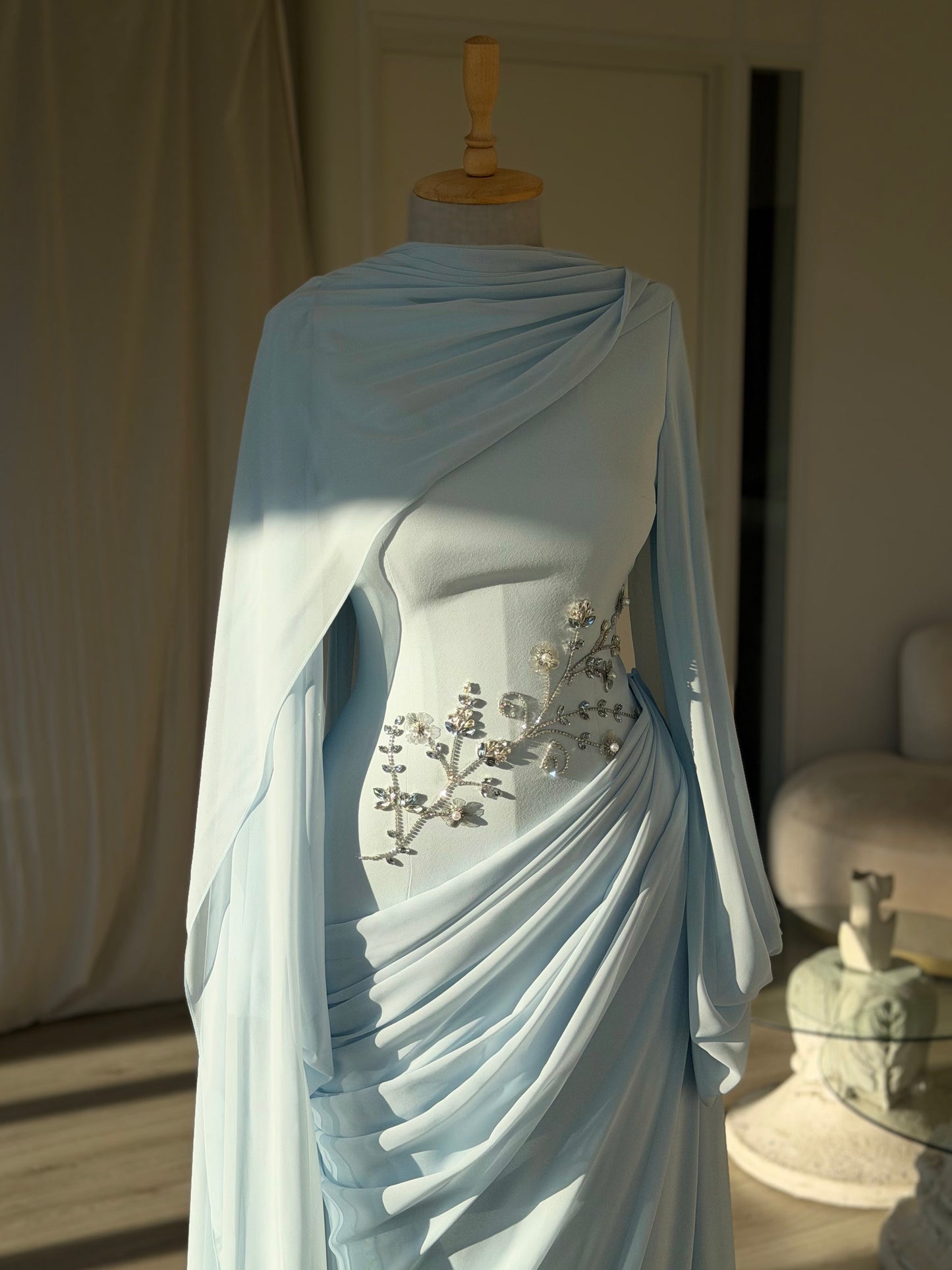 The Zehra dress baby blue