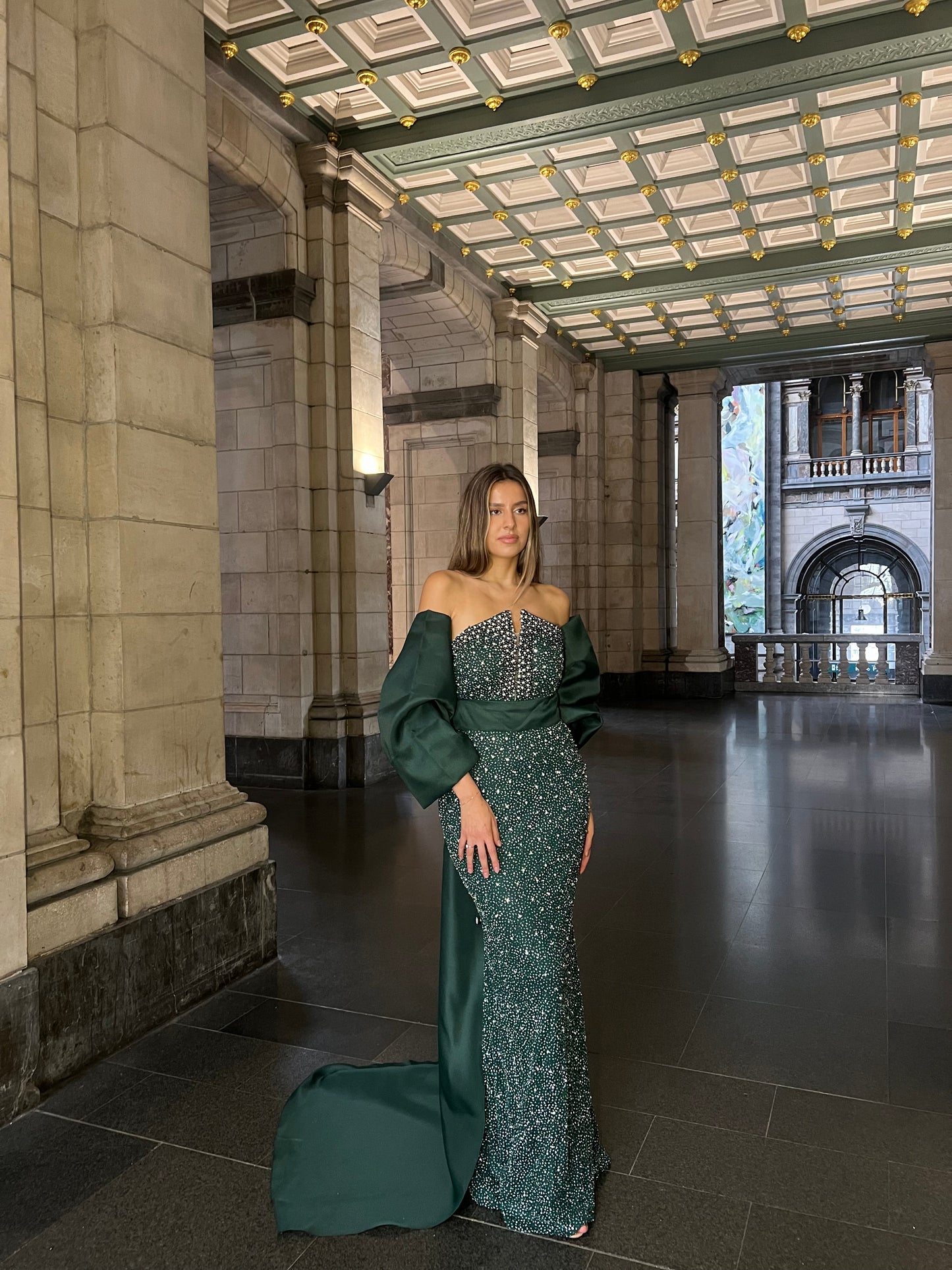 The Inseya dres green