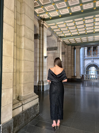 The Dania dress black