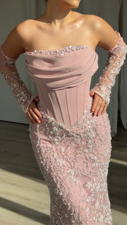 The Rana dress pink
