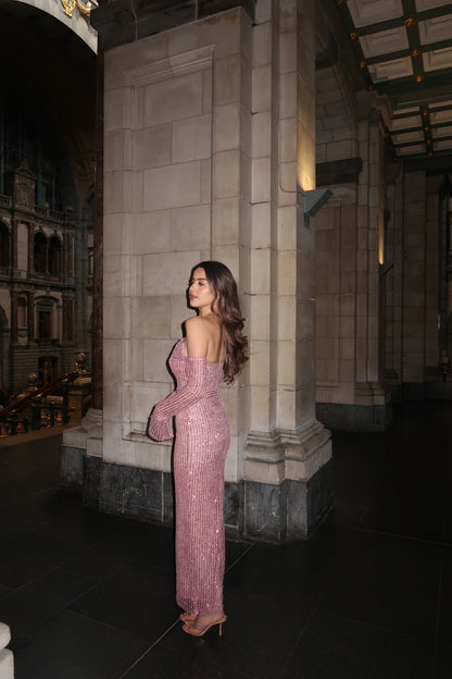 The Aliya dress pink