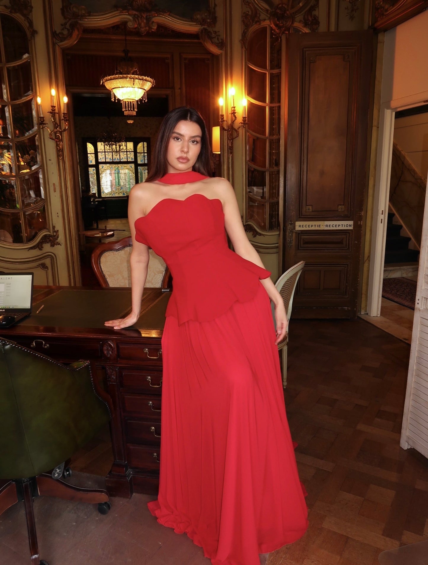 The Denola dress red