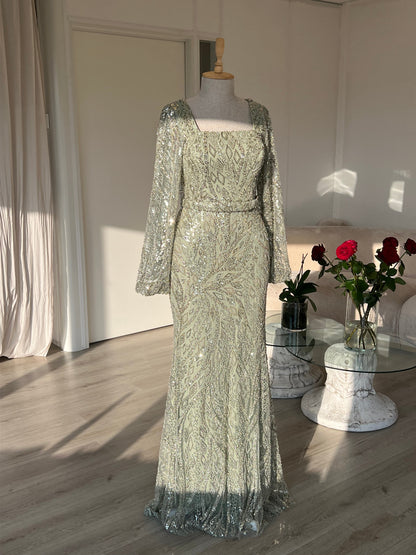 The Nehir dress green