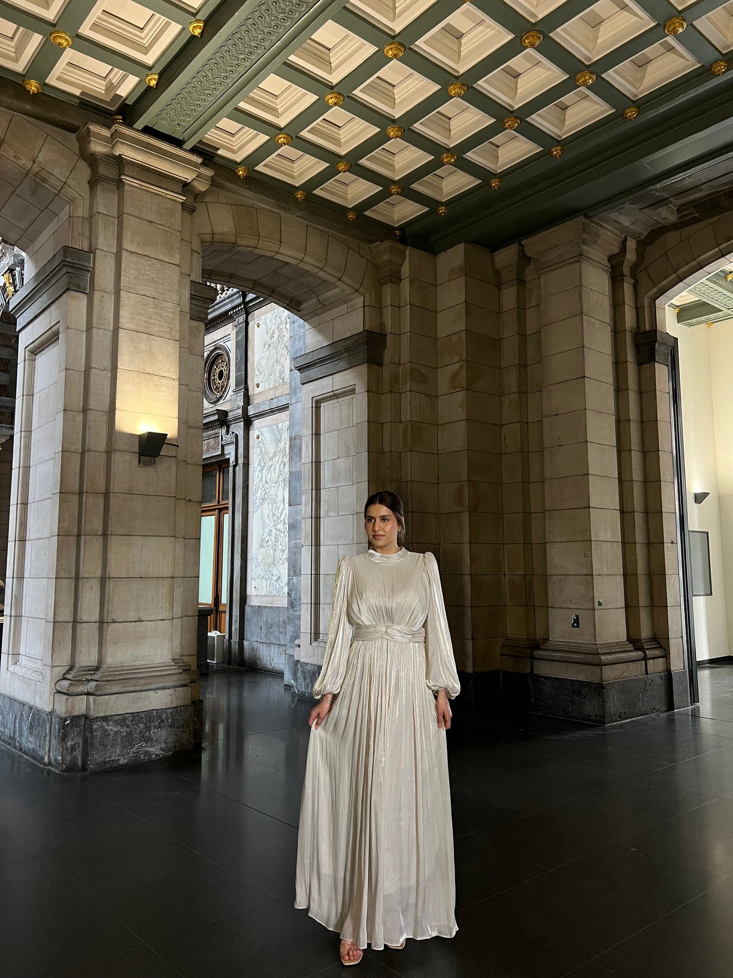 The Aylena dress beige