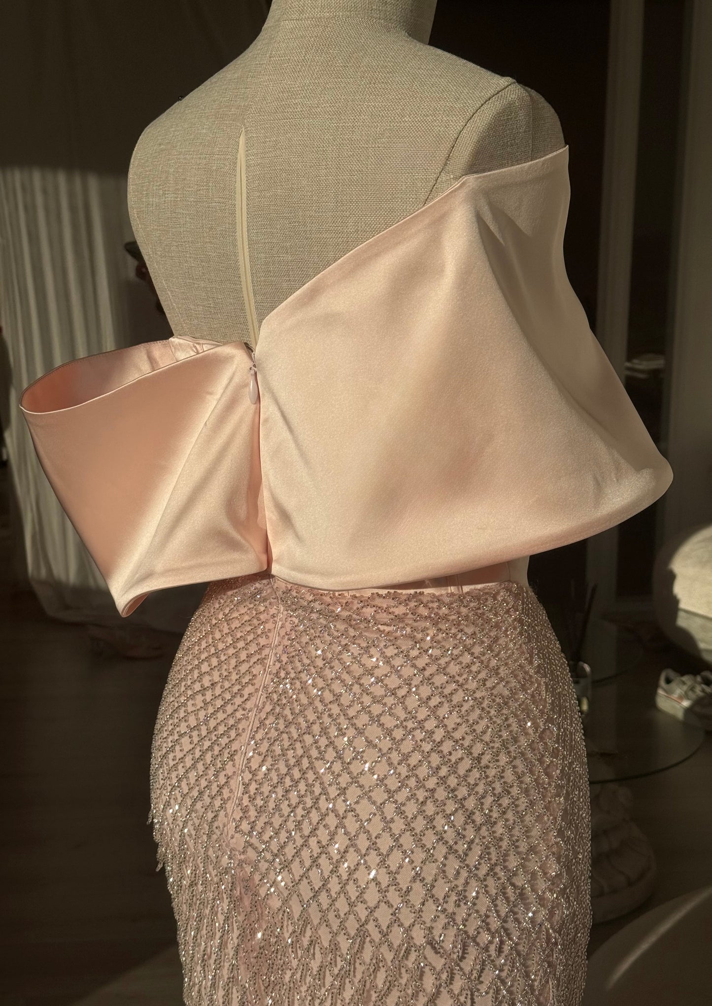 The Desna dress soft pink