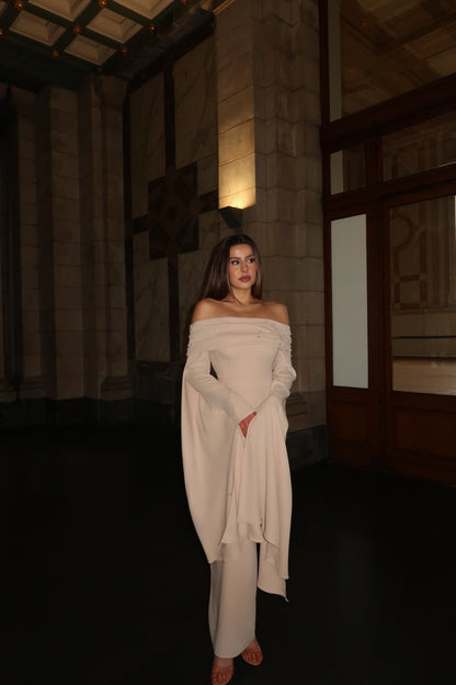 The Aleyna dress beige