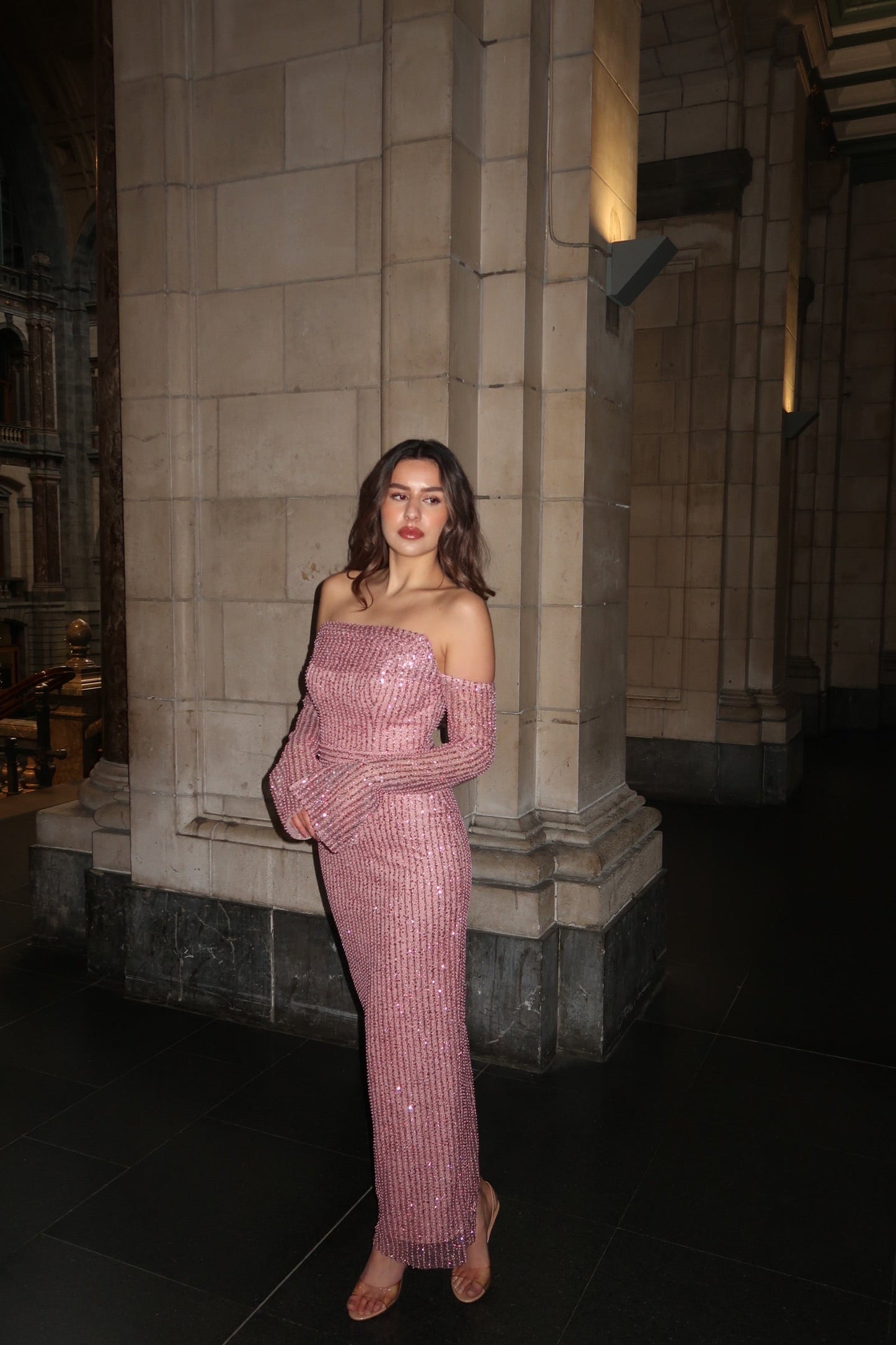 The Aliya dress pink