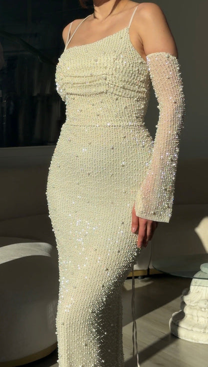 The Ayza dress beige
