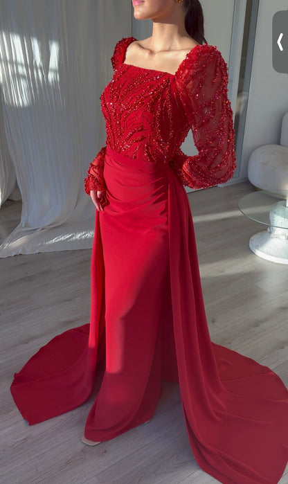 The Ayde dress red