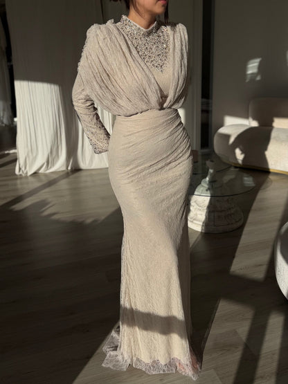The Nuray dress beige