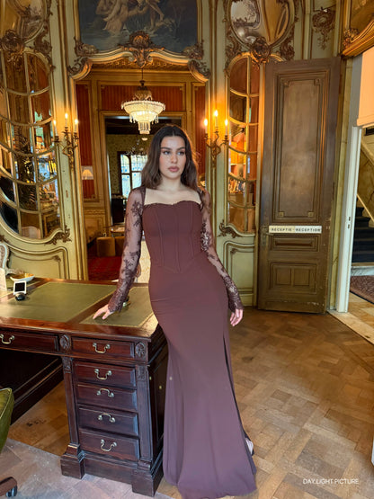 The Disena dress brown