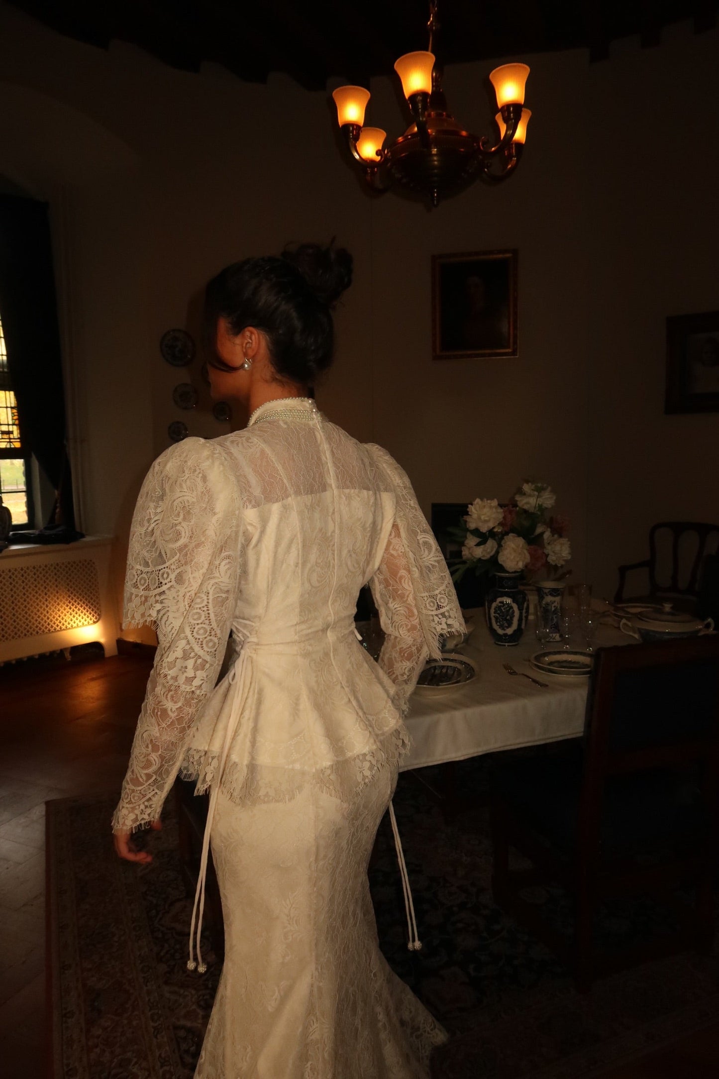 The Evelina Suit ivory