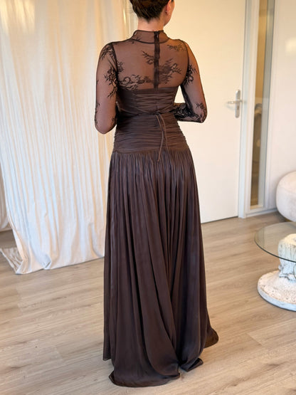 The Alera dress brown