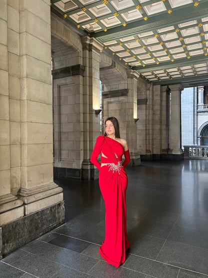 The Melissa dress red