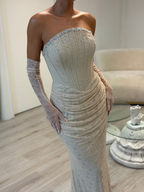 The Jasmine dress beige