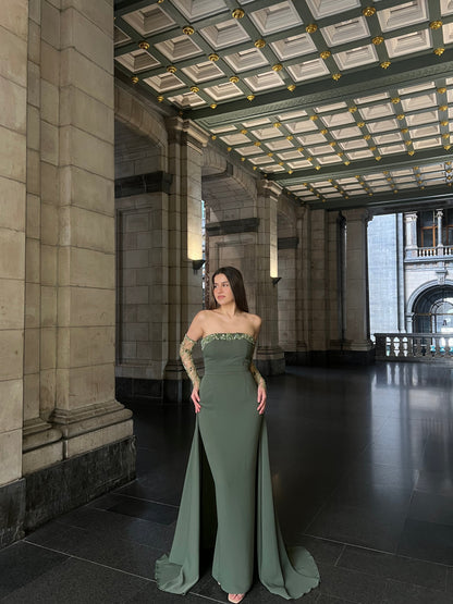 The Ariel dress khaki