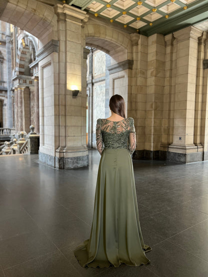 The Sura dress green