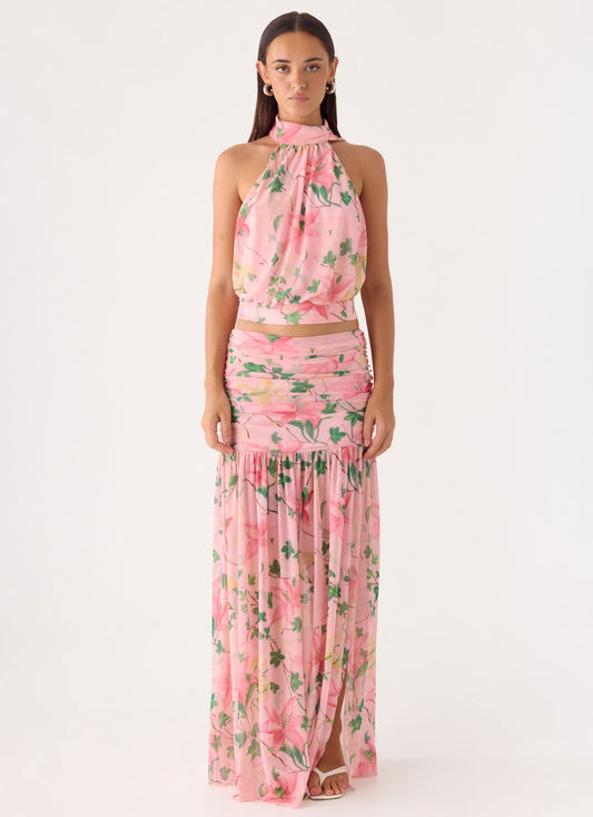 Cantrall Maxi Skirt - Blooming Spring