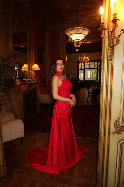 The Asina dress red