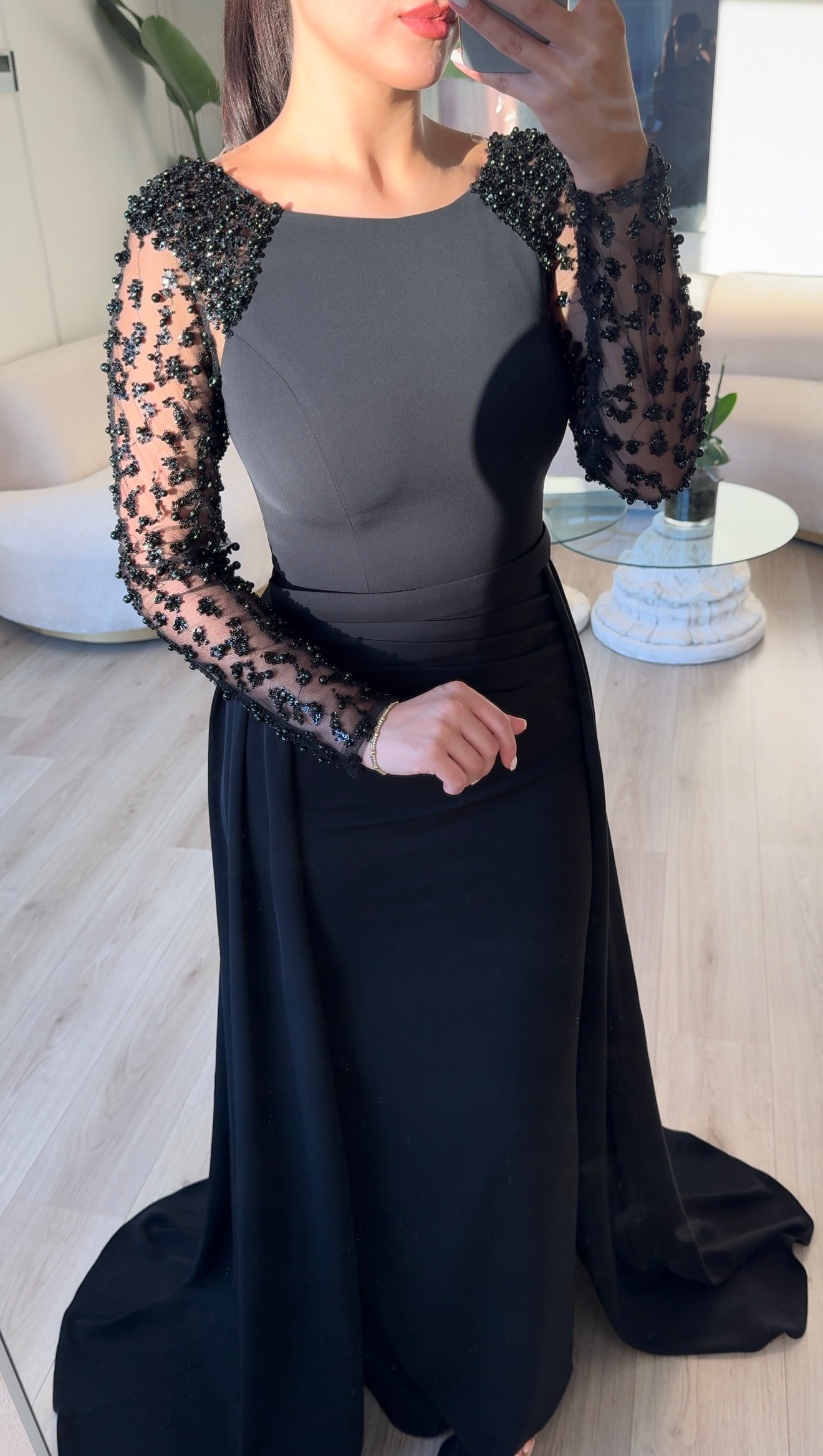 The Eliza dress black