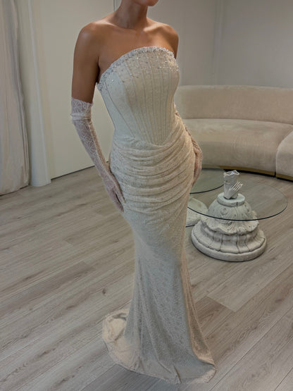 The Jasmine dress beige