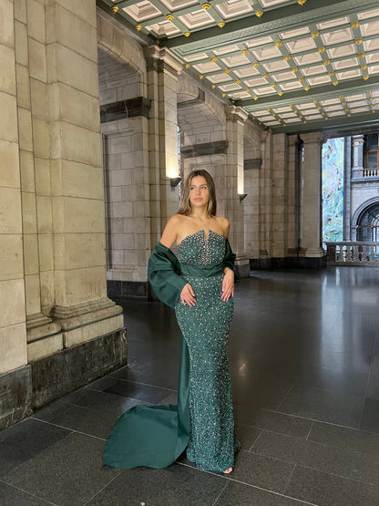 The Inseya dres green