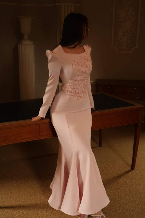 The Alessia dress soft pink