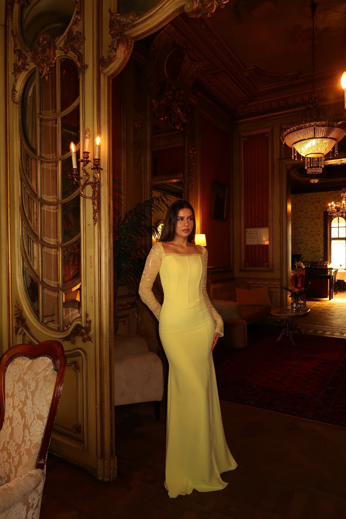 The Disena dress yellow