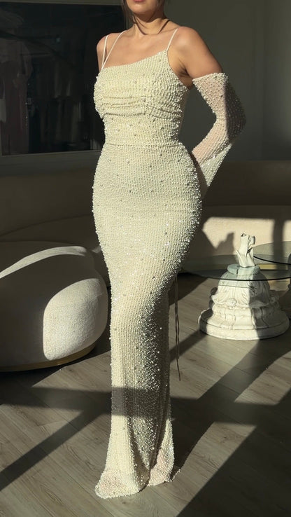 The Ayza dress beige