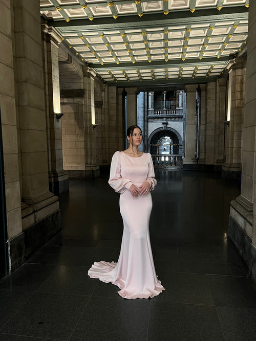 The Hazal dress soft pink