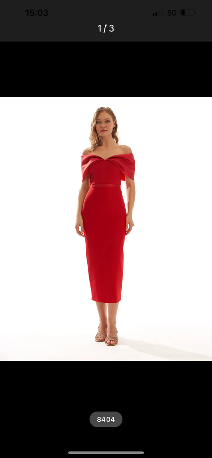 The Derin dress red