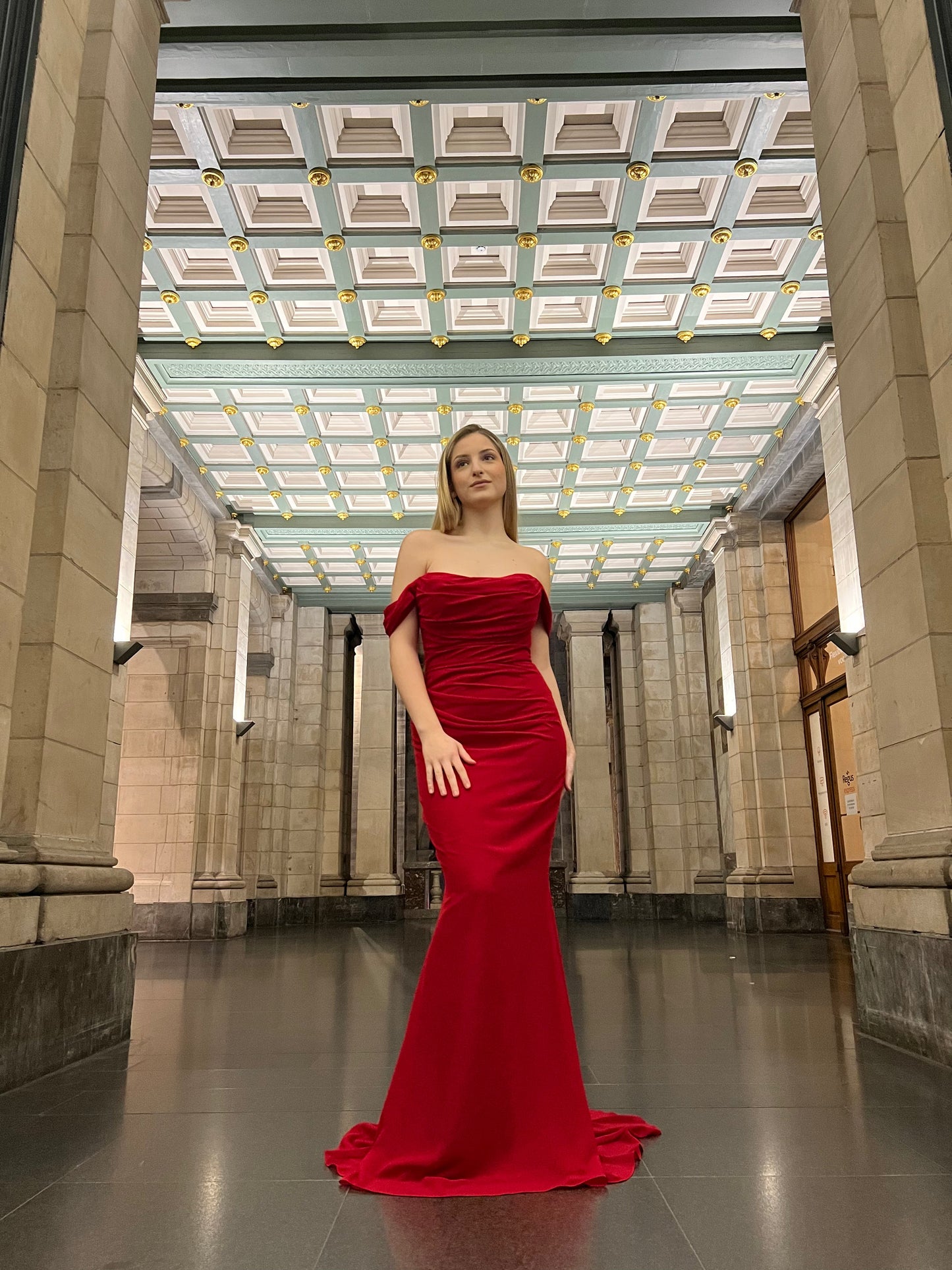 The Meyra dress red