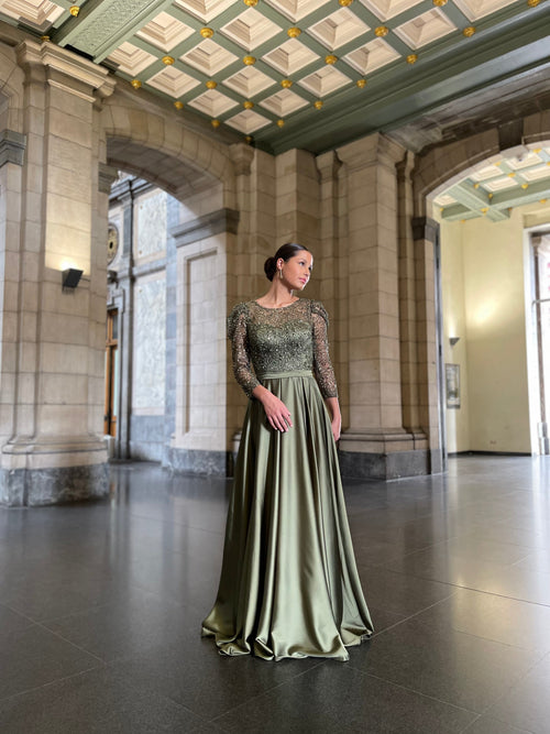 The Hayal dress khaki