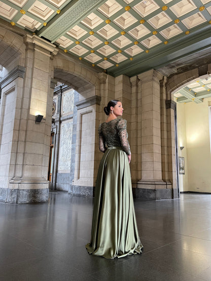 The Hayal dress khaki