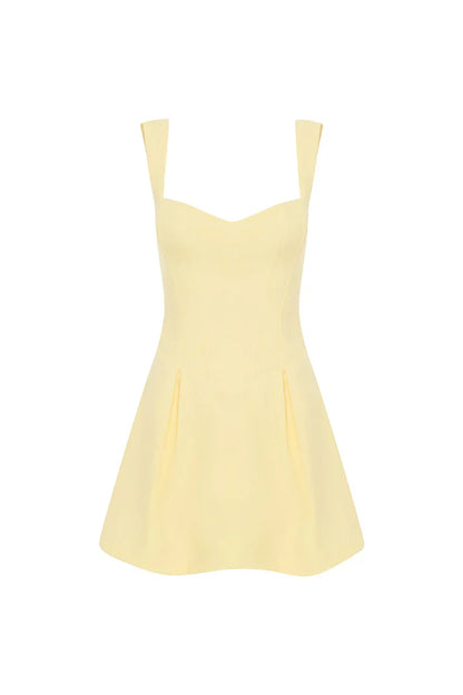 BETHANI MINI DRESS - LEMON